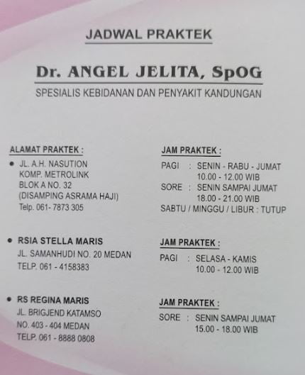 Dr. Angel Jelita, SpoG