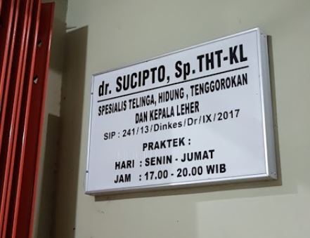 dr. Sucipto, Sp.THT-KL