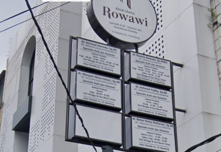 Klinik Rowawi. Spesialis Kulit Kelamin dan Estetika Kedokteran