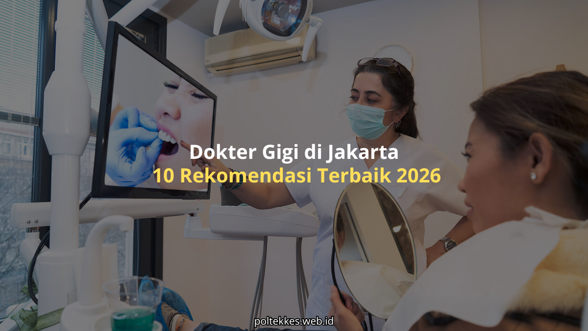 dokter gigi di jakarta sedang memeriksa pasien di klinik gigi