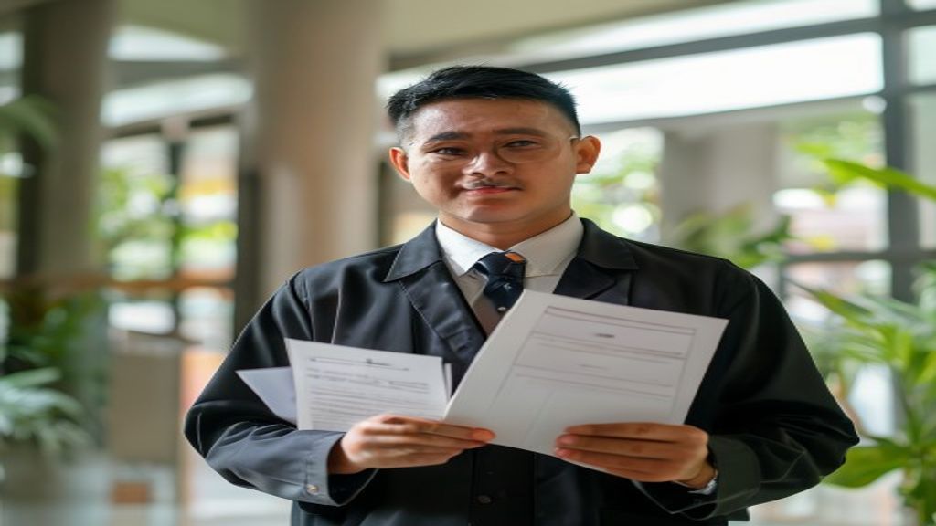 Infografik menampilkan persyaratan pendaftaran SIMAMA Poltekkes Kemenkes 2026 lengkap dengan dokumen dan tahapan.